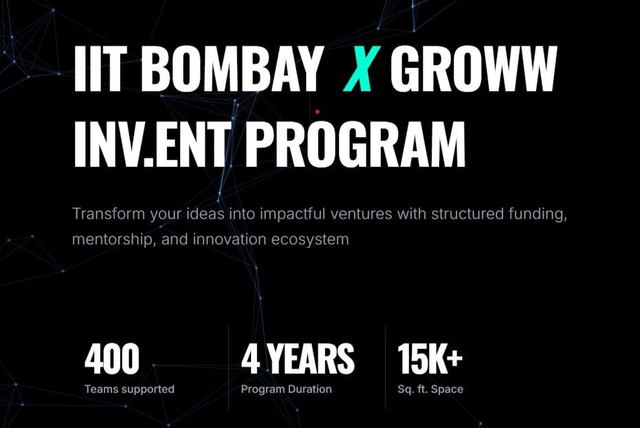 Groww Foundation Supports 35 IIT Bombay Innovators Through INV.ENT Programme